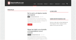 Desktop Screenshot of deportivomoron.net